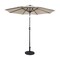 Flash Furniture Montego 9 FT Round Umbrella with 32 Solar LED Lights and Crank and Tilt Functionality in Tan GM-WL-U22002B-TAN-GG - alternate 9